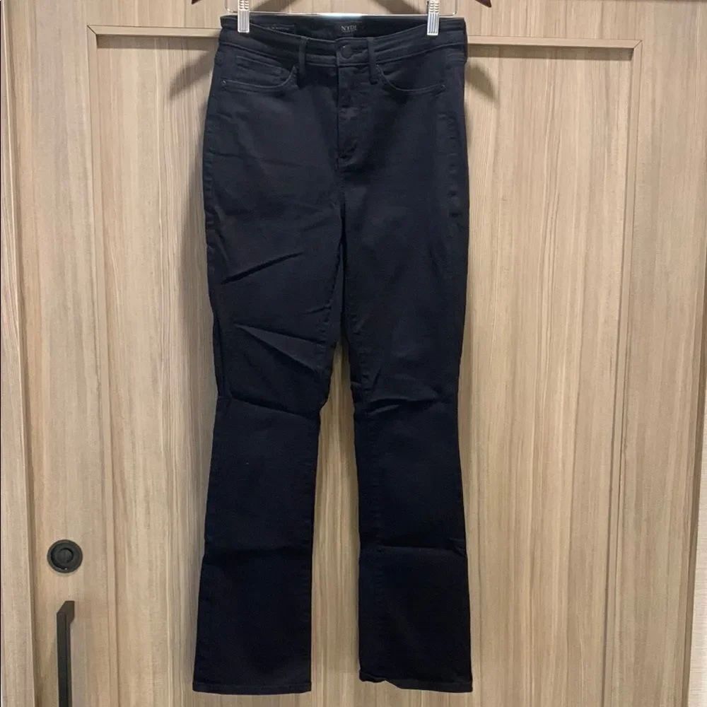 NYDJ Black Flare Wide Leg Jeans
